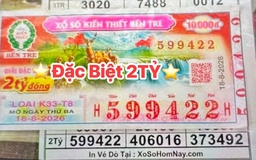 Vợ chồng rủ nhau đi mua vé số, trúng độc đắc 2 tỉ xổ số miền Nam
