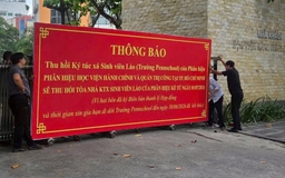TP.HCM: Địa điểm học bị thu hồi, đồ đạc chuyển đi, phụ huynh Trường Pennschool bức xúc TP.HCM: Địa điểm học bị thu hồi, đồ đạc chuyển đi, phụ huynh Trường Pennschool bức xúc