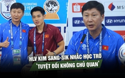 HLV Kim Sang-sik yêu cầu học trò trước Thái Lan: ‘Tuyệt đối không chủ quan’
