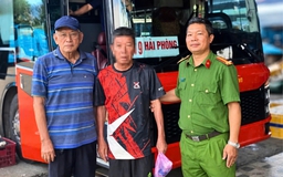 Người đàn ông ở Nghệ An đi lạc vào Quảng Ngãi được công an hỗ trợ