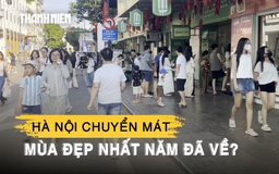 Gió mùa đông bắc về, người Hà Nội tận hưởng tiết trời mát mẻ đầu thu