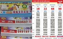 Xổ số miền Nam ngày 19 tháng 9: Cây vé trúng 39,2 tỉ đồng xuất hiện sớm