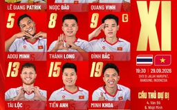 Đội tuyển Việt Nam quyết đấu Thái Lan: Đình Bắc đội trưởng, Hoàng Đức dự bị, nhân sự quá 'sốc'