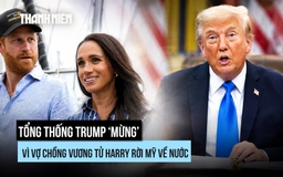 Vợ chồng vương tử Harry về Anh, ông Trump mừng