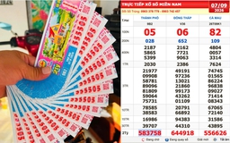 Xổ số miền Nam ngày 7 tháng 9: Gặp may khi mua vé dãy 555505 đài TP.HCM