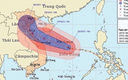 Bão số 8 tiến vào miền Trung