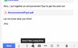 Gmail sẽ có khả năng đính kèm tập tin tới 10 GB