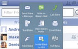 Facebook cải tiến ứng dụng chạy trên BlackBerry