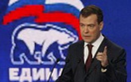 Ông Medvedev được bầu làm lãnh đạo đảng cầm quyền Nga