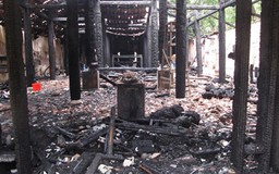 Cháy rụi ngôi chùa 300 năm tuổi