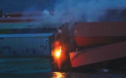 Vụ tàu chở container bị đâm chìm ở Vũng Tàu: Vẫn chưa tìm thấy 34 container