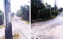 Di dời trụ điện giữa đường