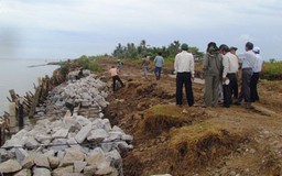 Cần gia cố nhanh đê biển Tây