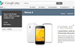 Nexus 4 màu trắng "cháy hàng"
