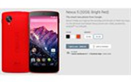 Nexus 5 có thêm bản màu đỏ
