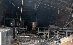 Vụ cháy nhà xưởng phía sau Keangnam gây thiệt hại 5 tỉ đồng