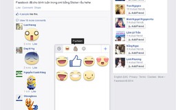 Facebook chính thức cho bình luận bằng sticker