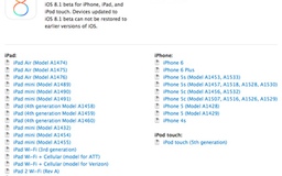 Bản iOS 8.1 sẽ ra mắt vào cuối tháng 10