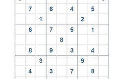 Mời các bạn thử sức với ô số Sudoku 2878 mức độ Khó