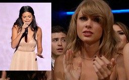 Taylor Swift rớt nước mắt khi Selena Gomez hát đau khổ ở AMAs