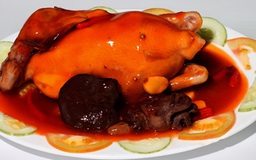 Lạ miệng gà sao hấp mắm nhĩ