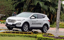 Trải nghiệm thực tế Hyundai SantaFe 2015 tại Hà Nội