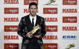 Messi nhận danh hiệu Chiếc giày vàng châu Âu