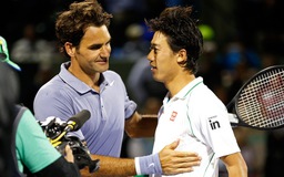 Federer gục ngã trước Nishikori, Djokovic đánh bại Murray