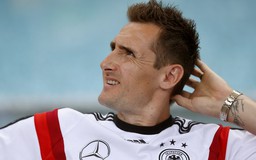 'Lão tướng' Klose lên đường đến Brazil tạo lịch sử