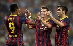 Messi tỏa sáng trong trận cầu tôn vinh Deco
