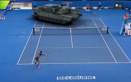 Djokovic đấu với… xe tăng tại giải Úc mở rộng