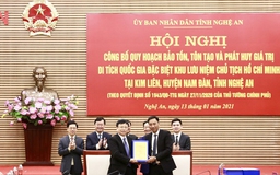 Quy hoạch bảo tồn, tôn tạo Khu lưu niệm Chủ tịch Hồ Chí Minh tại Nghệ An