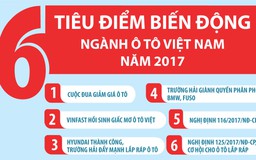 [INFOGRAPHIC] 6 tiêu điểm biến động ngành ô tô Việt Nam năm 2017