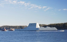 Mỹ thử nghiệm khu trục hạm tàng hình USS Zumwalt