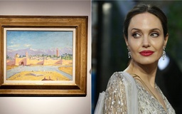 Minh tinh Angelina Jolie đấu giá tranh Winston Churchill vẽ tặng Franklin Roosevelt