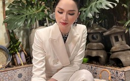 Hương Giang hoá quý cô sang chảnh, makeup sương sương đi ăn ốc