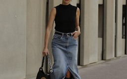Long skirt được Gigi Hadid, Kendall mặc - minh chứng đâu phải diện đồ ngắn mới đẹp