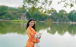 Top 6 Miss World 2021 Pricilia Carla Yules thả dáng thướt tha giữa thủ đô Hà Nội