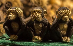 Hình tượng ba con khỉ 'không thấy, không nghe, không nói' và các phiên bản thế giới