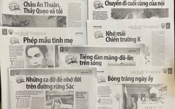 7 tác phẩm đoạt giải 'Từ trong ký ức' Báo Người Lao Động nhận 130 triệu đồng.
