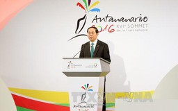 Chủ tịch nước Trần Đại Quang dự Hội nghị Cấp cao Pháp ngữ lần thứ 16