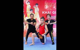 'Nữ hoàng wushu' Thúy Hiền đào tạo diễn viên nhí hành động