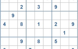 Mời các bạn thử sức với ô số Sudoku 4159 mức độ Khó