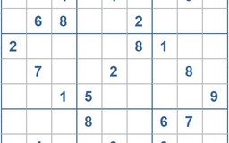 Mời các bạn thử sức với ô số Sudoku 4171 mức độ Khó
