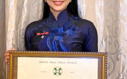 Doanh nhân Lê Hồng Thủy Tiên được Tổng thống Ý vinh danh