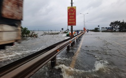 QL1 qua Quảng Nam có nguy cơ bị chia cắt vì nước lũ