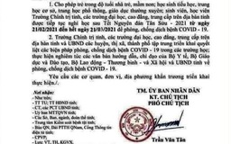 Học sinh làm giả văn bản cho học sinh nghỉ học: Chỉ cảnh cáo bằng văn bản