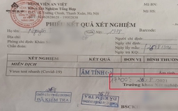 Đề xuất phạt 5 triệu đồng người sửa phiếu xét nghiệm Covid-19 để qua chốt kiểm dịch