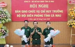 Bàn giao chức vụ Chỉ huy trưởng Bộ đội biên phòng tỉnh Cà Mau