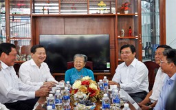 Phó thủ tướng Chính phủ Lê Minh Khái tặng quà tết ở Cà Mau
